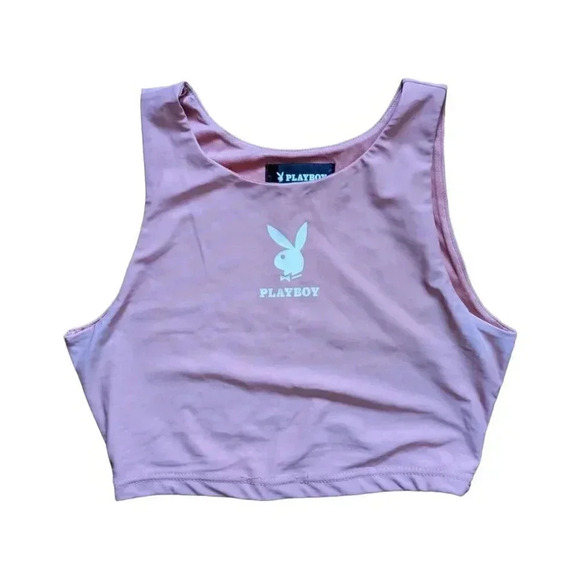 Playboy Pink Women's Tank Top  Gym/Sport - Picture 1 of 2